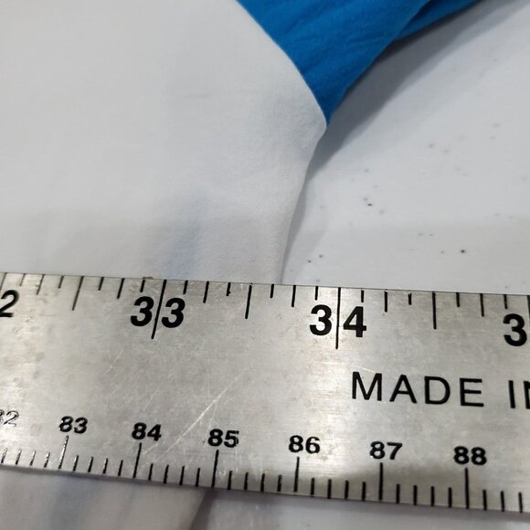 Silver Threads Windbreaker Jacket Women Plus Size 4X Blue White Full Zip Comfort - Picture 10 of 11